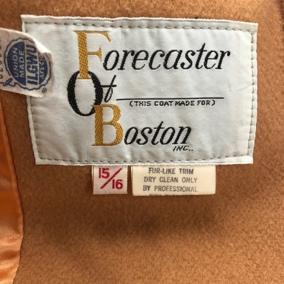 Vintage Forecastor of Boston fauxfur lined coat - Picture 2 of 12